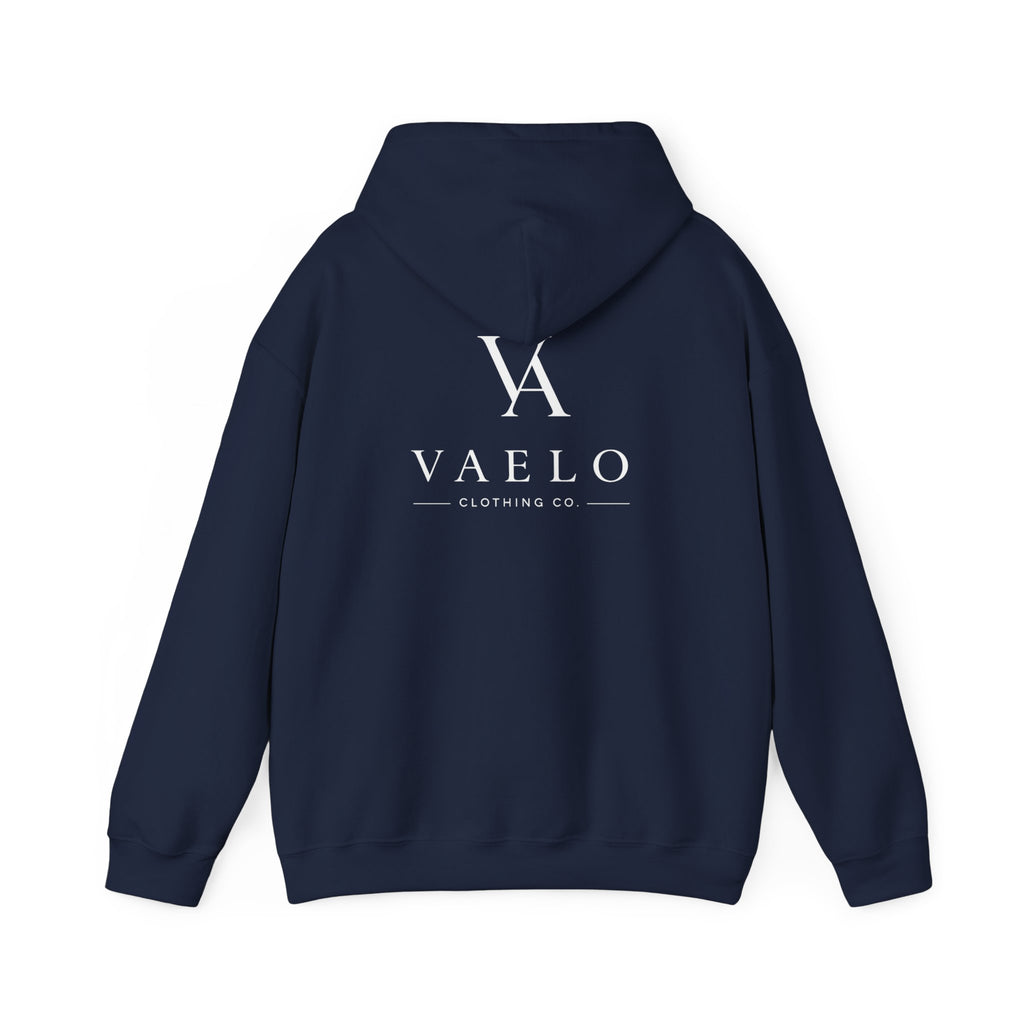 Vaelo Clothing Co logo Hoodie | Minimal Monogram VA pullover