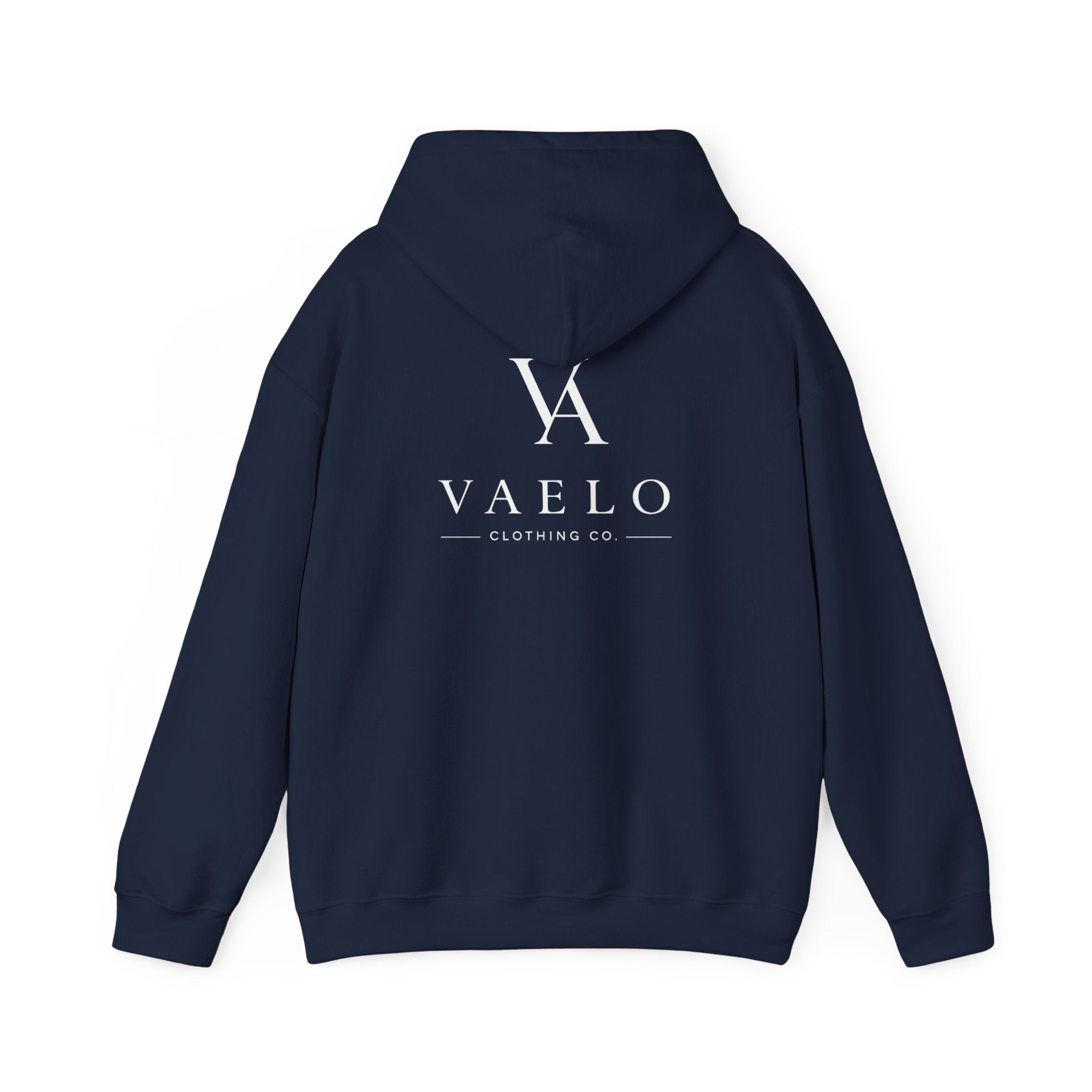 Vaelo Clothing Co logo Hoodie | Minimal Monogram VA pullover