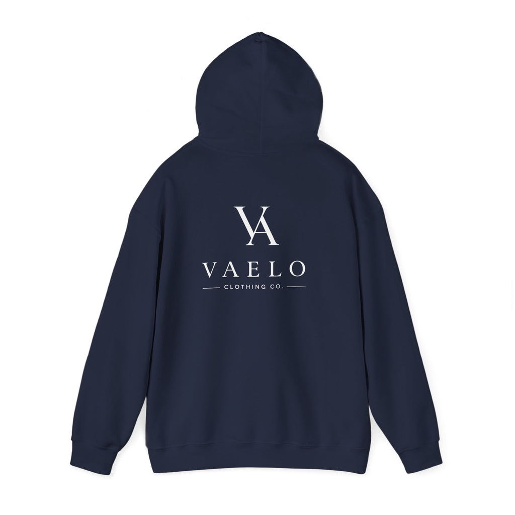 Vaelo Clothing Co logo Hoodie | Minimal Monogram VA pullover