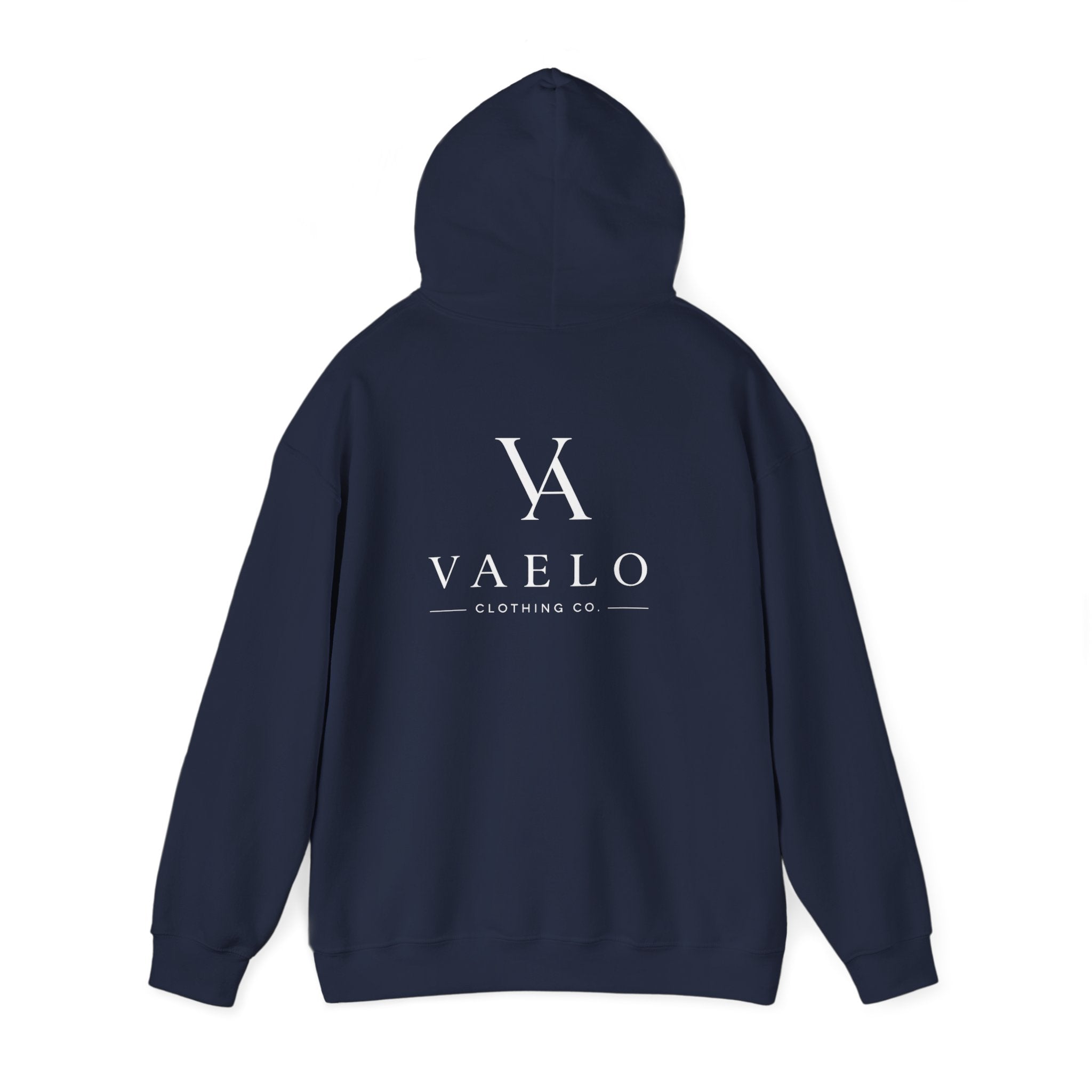 Vaelo Clothing Co logo Hoodie | Minimal Monogram VA pullover