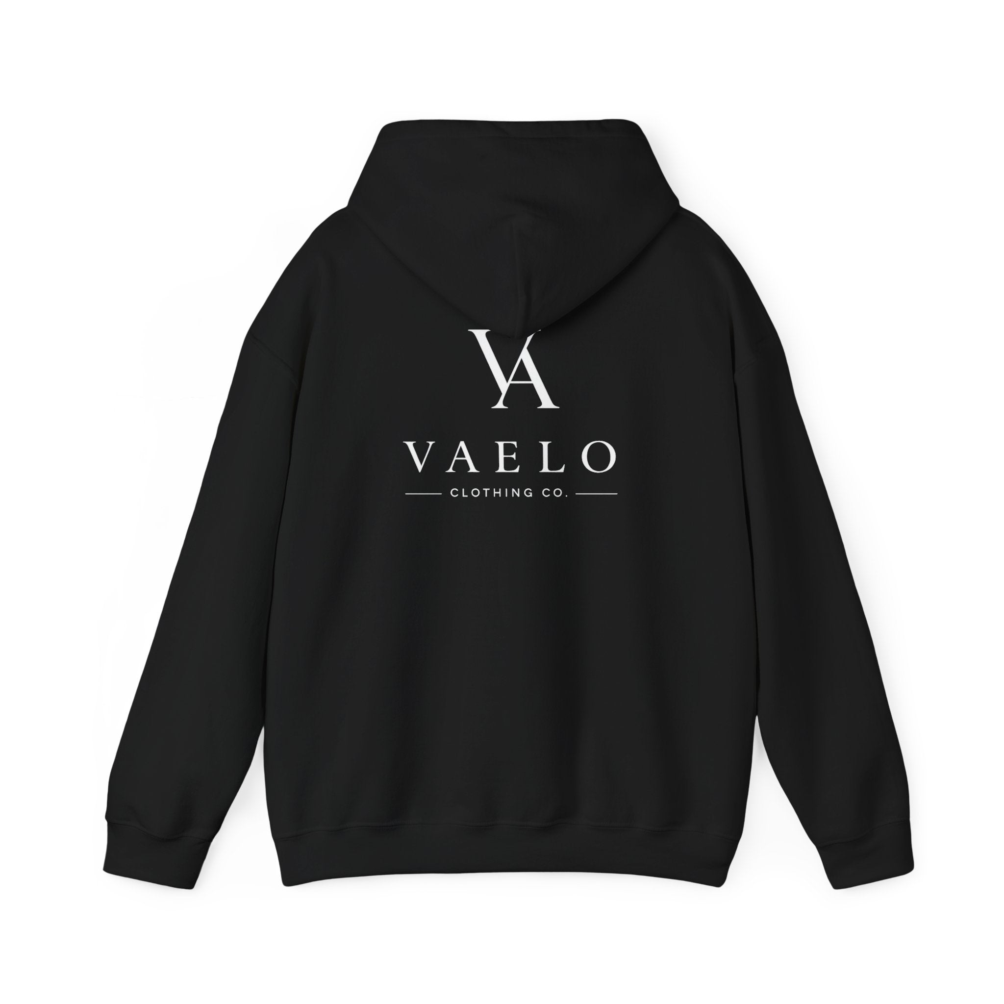 Vaelo Clothing Co logo Hoodie | Minimal Monogram VA pullover
