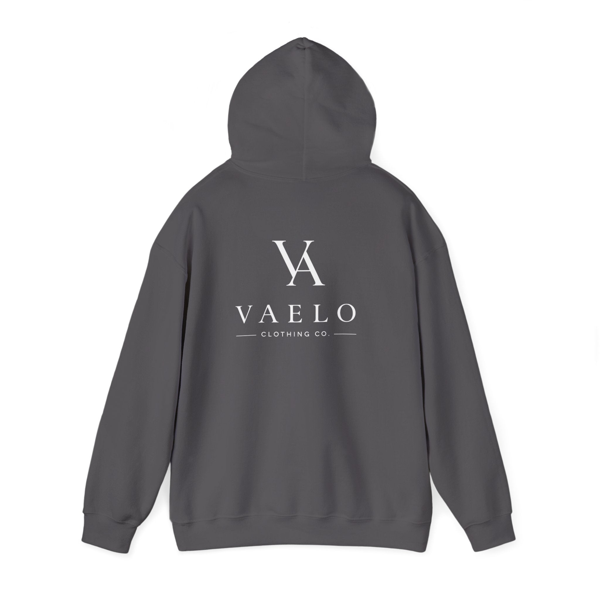 Vaelo Clothing Co logo Hoodie | Minimal Monogram VA pullover